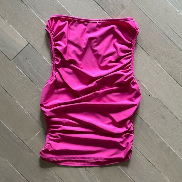 PLT pink keyhole cutout tank top - Picture 3 of 3